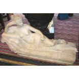 MARBLE SCULPTURE, 19th century of a clas