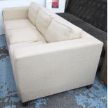 SOFA, in flecked natural upholstery, 73c