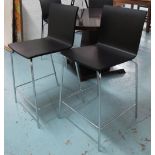 POLIFORM HIGH CHAIRS, a set of four, wit