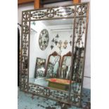 WALL MIRROR, of large proportions, havin