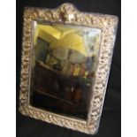 EASEL MIRROR, with bevelled rectangular