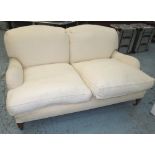 SOFA, two seater, Howard style, calico,