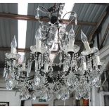 CHANDELIER, of large proportions, ten br