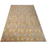 CARPET, 297cm x 251cm, with floral decor