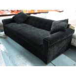 SOFA, Contemporary design, in black butt