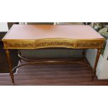 WRITING TABLE, late 19th/early 20th cent