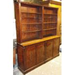 LIBRARY BOOKCASE, Regency satinwood and