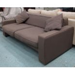 SOFA, contemporary, in grey upholstery,