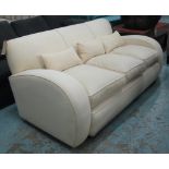 SOFA, Art Deco in calico, 187cm x 82cm x