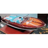 MODEL OF A SPEEDBOAT, mid 20th century R