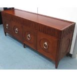 SIDEBOARD, with a rectangular top and fo