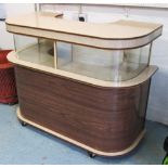 BAR, mid 20th century formica with curve