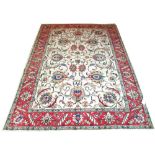 ANTIQUE PERSIAN TABRIZ CARPET, 321cm x 2