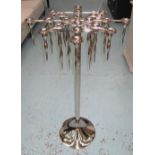 VOTIVE, floor standing in chromed metal