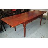 FARMHOUSE TABLE, fruitwood with two end