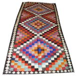 PERSIAN KILIM, 231cm x 135cm, allover ba