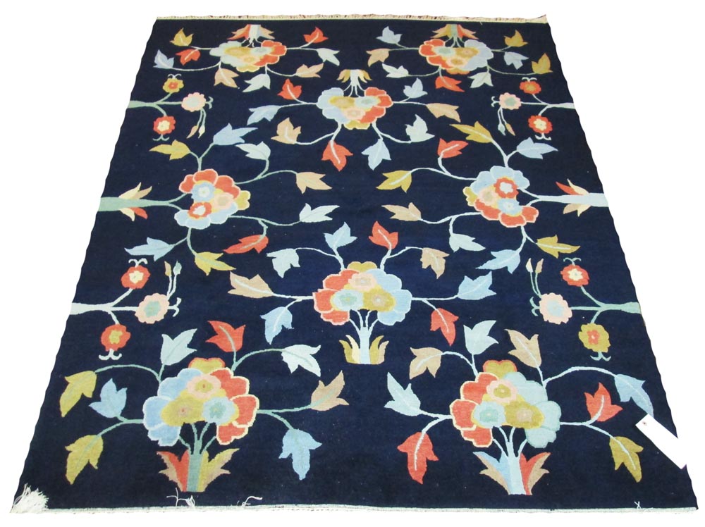 TIBETAN WOOL RUG, 197cm x 153cm, palmett