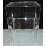 PERSPEX SIDE CABINET, 40cm x 32cm x 58cm