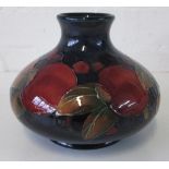 MOORCROFT POMEGRANATE VASE, of squat glo