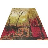 BENARES CARPET, 330cm x 240cm, depicting