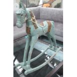 ROCKING HORSE, wooden, decorative only i