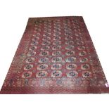 ANTIQUE TEKKE BOKHARA CARPET, 330cm x 23