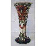 RACHEL BISHOP MOORCROFT VASE, tubelined