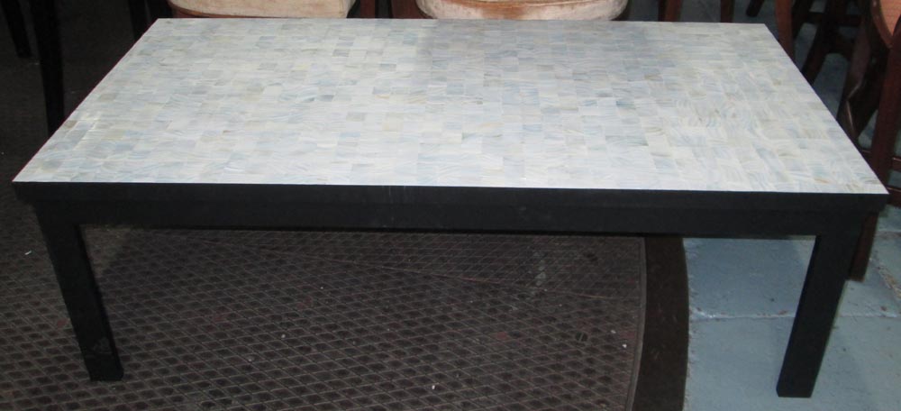 COFFEE TABLE, with mother of pearl style