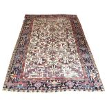 ANTIQUE HERIZ CARPET, 279cm x 190cm, all