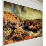 GRANT LEGASSICK, 'Cederberg Chute', acrylic photoprint on aluminium, 120cm x 180cm.