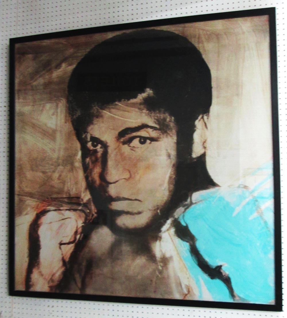 AFTER ANDY WARHOL, 'Ali', 99cm x 99cm, giclee print, framed.