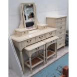 DRESSING TABLE AND MIRROR,