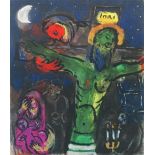 MARC CHAGALL (Russian-French, 1887-1985) 'Christ' 1961, collotype limited edition of 200, 28.