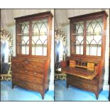 SECRETAIRE BOOKCASE,