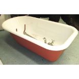 BATH, from Aston Matthews with freestanding mixer tap and shower, 153cm L x 76cm W.