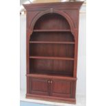 TALL OPEN BOOKCASE, (similar to the previous lot).