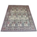 FINE LAHORE BARHTHARI GARDEN DESIGN CARPET, 310cm x 245cm,