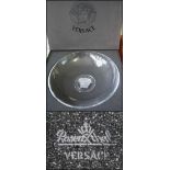 VERSACE MEDUSA LUMIERE GLASS BOWL, for Rosenthal, 33cm diam, original box.