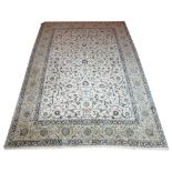 FINE SIGNED KASHAN CARPET, 345cm x 246cm,