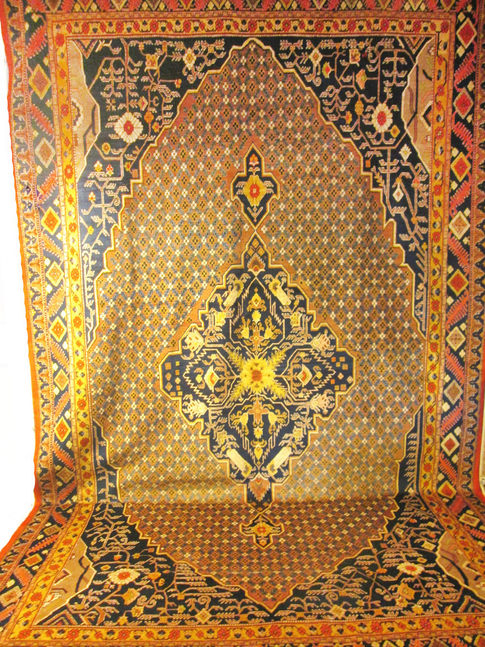 ANTIQUE KHOTAN CARPET, 450cm x 275cm,