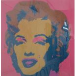 AFTER ANDY WARHOL (American, 1928-1987), 'Sunday B Morning', silkscreen in perspex, 105.5cm x 105cm.