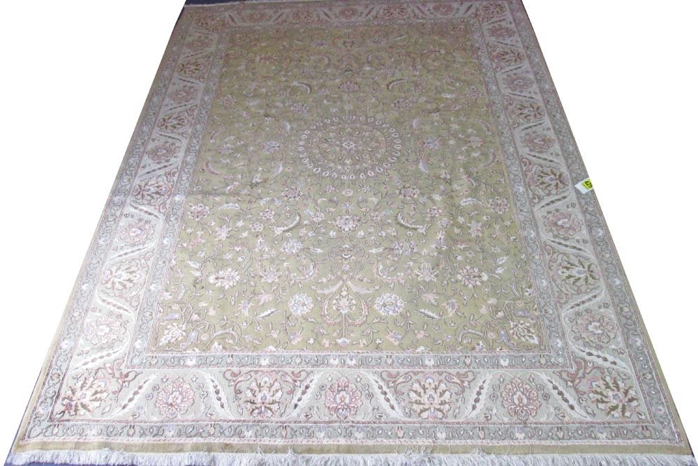 FINE JAIPUR CARPET, 340cm x 245cm, Isphahan design,