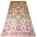 ANTIQUE NORTH WEST PERSIAN CORRIDOR CARPET, 394cm x 167cm,