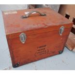 AIRCRAFT TORQUMETER BOX, 40cm W x 33cm H.