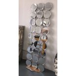 MIRROR, consists of  27 spherical mirrors measuring 19cm D,