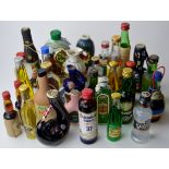 34 VARIOUS CONTINENTAL SPIRIT AND LIQUEUR MINIATURES