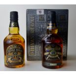 CHIVAS REGAL TWIN BOX SET COMPRISING BOTTLE OF 12 YEAR OLD 500ml, 40% AND A BOTTLE OF 18 YEAR OLD