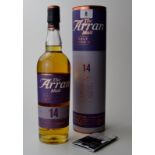 THE ARRAN MALT AGED 14 YEARS SINGLE MALT SCOTCH WHISKY 700ml, 46%