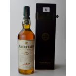 ABERFELDY AGED 25 YEARS SINGLE HIGHLAND MALT SCOTCH WHISKY - LIMITED RELEASE PRESENTATION BOX. 70cl,