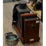 VICTORIAN MAHOGANY LANTERN PROJECTOR BY SANDS HUNTER & CO, LONDON